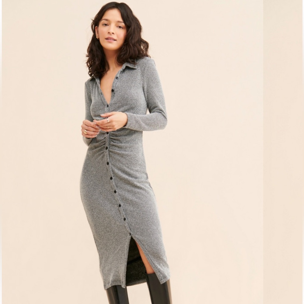 Anthropologie button dress
